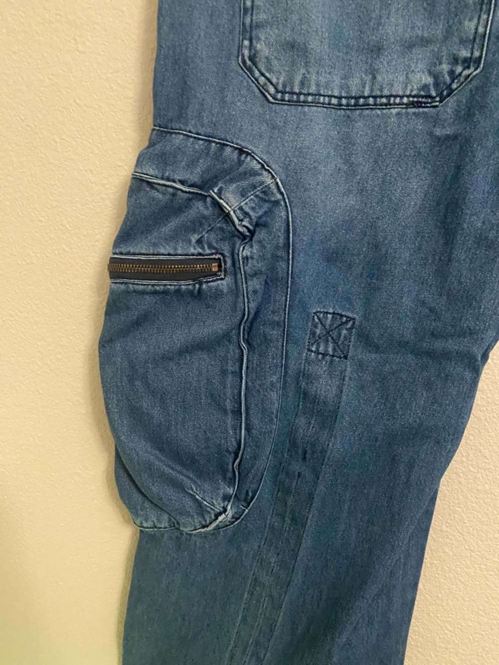 Fashion Nova Cargo Jeans size 15 (XL Junior) - Picture 6 of 11